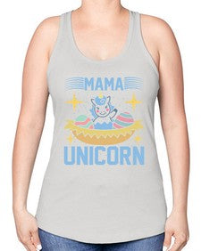 mama unicorn 295# - unicorn -Racerback Tank