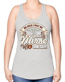 nurse to day 1202# - nurse -Racerback Tank