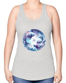 pisces 349# - pisces -Racerback Tank