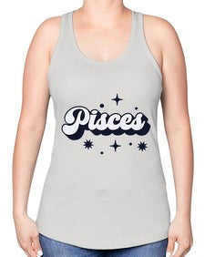 pisces 354# - pisces -Racerback Tank