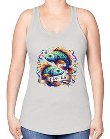 pisces 361# - pisces -Racerback Tank