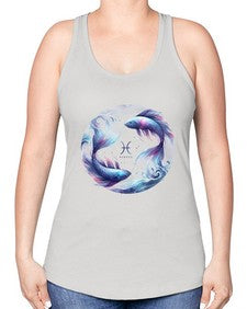 pisces 362# - pisces -Racerback Tank