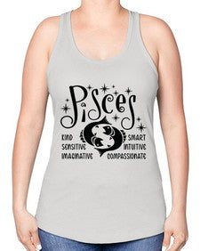 pisces 365# - pisces -Racerback Tank