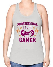 professional gamer 148# - video games -Racerback Tank
