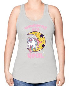 quotes of unicorns unicorns are real unicorns are real 363# - unicorn -Racerback Tank