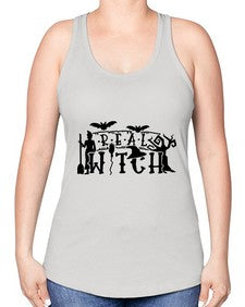 real witch 29# - witch -Racerback Tank