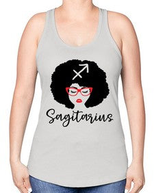 sagitarius 396# - sagittarius -Racerback Tank