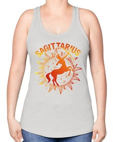 sagittarius 136# - sagittarius -Racerback Tank