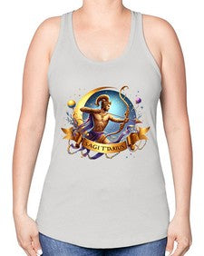 sagittarius 398# - sagittarius -Racerback Tank