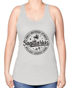 sagittarius 406# - sagittarius -Racerback Tank