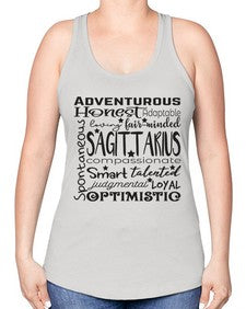sagittarius 571# - sagittarius -Racerback Tank