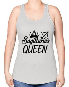 sagittarius queen 412# - sagittarius -Racerback Tank
