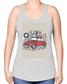 school tour 800# - general school -Racerback Tank