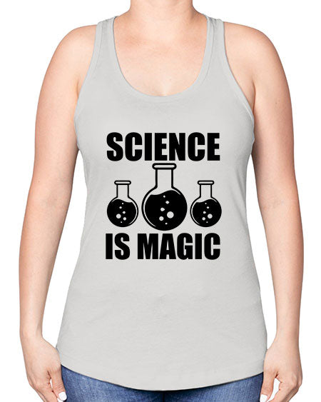 science is magic 94# - general science -Racerback Tank