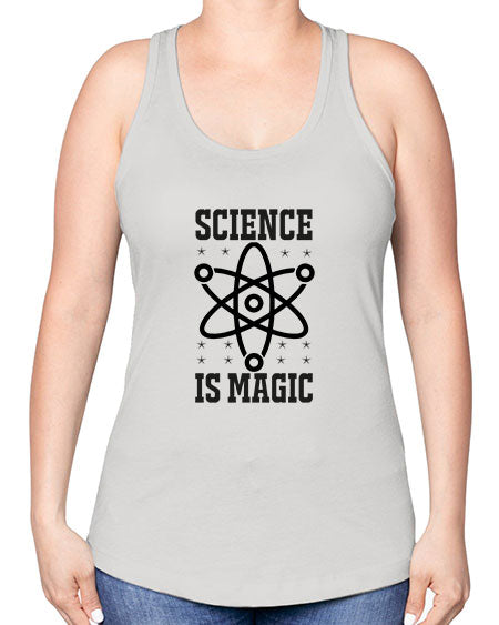 science is magic 95# - general science -Racerback Tank
