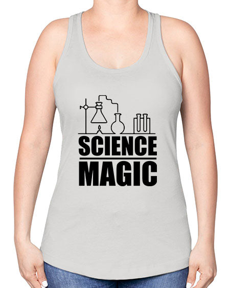 science magic 71# - general science -Racerback Tank
