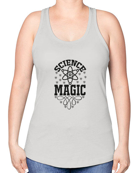 science magic 72# - general science -Racerback Tank