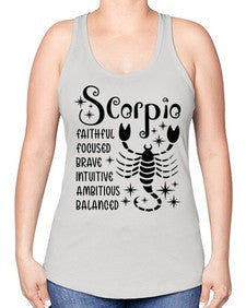 scorpio 431# - scorpio -Racerback Tank