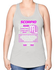 scorpio 457# - scorpio -Racerback Tank