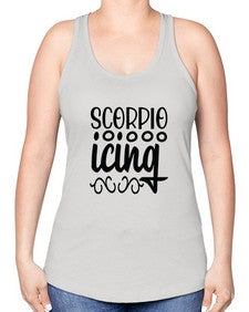 scorpio icing 441# - scorpio -Racerback Tank