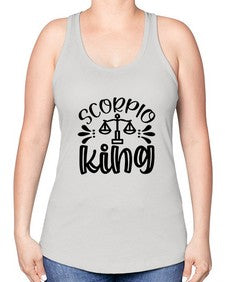 scorpio king 444# - scorpio -Racerback Tank