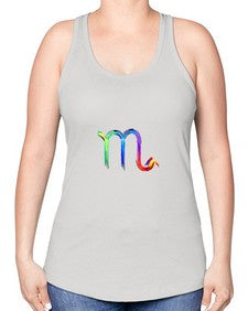 scorpio n 464# - scorpio -Racerback Tank