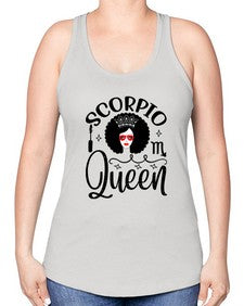 scorpio queen 448# - scorpio -Racerback Tank