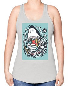 shark school 871# - general school -Racerback Tank