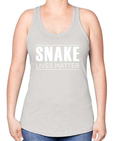 snake lives matter - snake -Racerback Tank