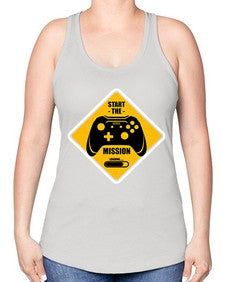 start the mission 152# - video games -Racerback Tank