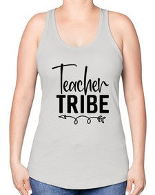 teacher tribe Style 384# - teacher -Racerback Tank