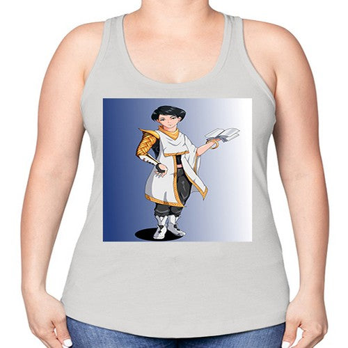 the book master 58# - anime -Racerback Tank