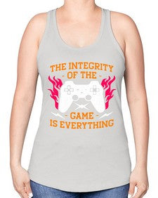 the integrity of the game 155# - video games -Racerback Tank