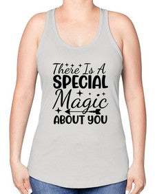 there is a special magic about you 435# - unicorn -Racerback Tank