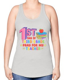 third day of third Grade 944# - third grade -Racerback Tank