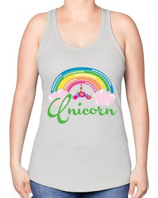 unicorn 442# - unicorn -Racerback Tank