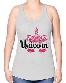 unicorn 516# - unicorn -Racerback Tank