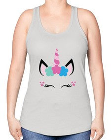 unicorn style 500# - unicorn -Racerback Tank