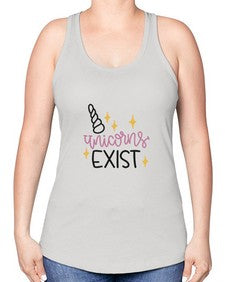 unicorns exist 537# - unicorn -Racerback Tank