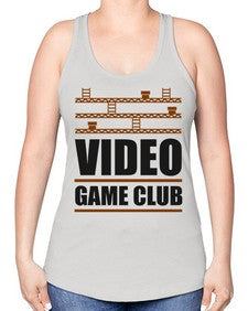 video game club 160# - video games -Racerback Tank