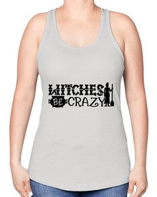 witches be crazy 11# - witch -Racerback Tank