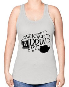 witches brew 8# - witch -Racerback Tank