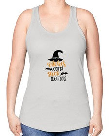 witches gotta stick together 5# - witch -Racerback Tank