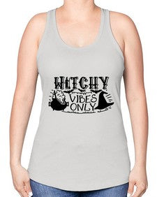 witchy vibes only 3# - witch -Racerback Tank