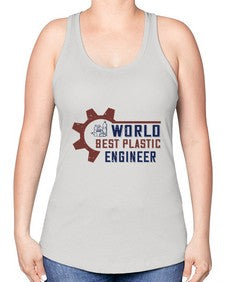 world best plastic engineer Style 477# - engineer -Racerback Tank