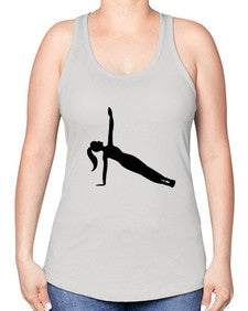 yoga pose  637# - yoga -Racerback Tank