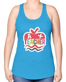 ATeacher 583# - teacher -Racerback Tank