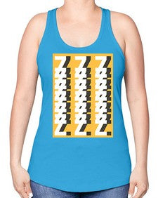 Abstract Shape 187# - art pop art -Racerback Tank