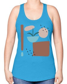 Abstract Shape 189# - art pop art -Racerback Tank