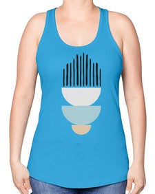 Abstract Shape 190# - art pop art -Racerback Tank